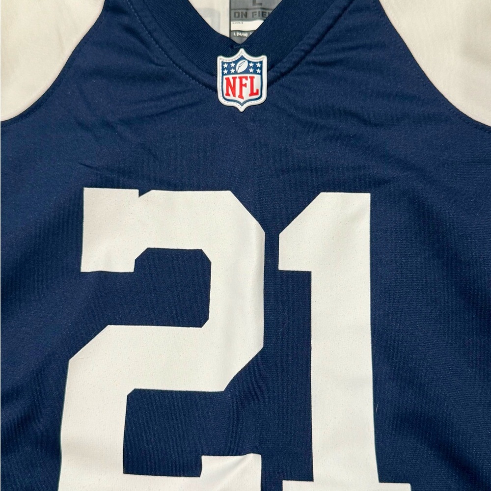Nike Dallas Cowboys Ezekiel Elliott #21 Youth Large Jersey NFL Official - Picture 6 of 8